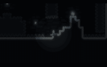 Birdio: a single light on a dark rocky climb